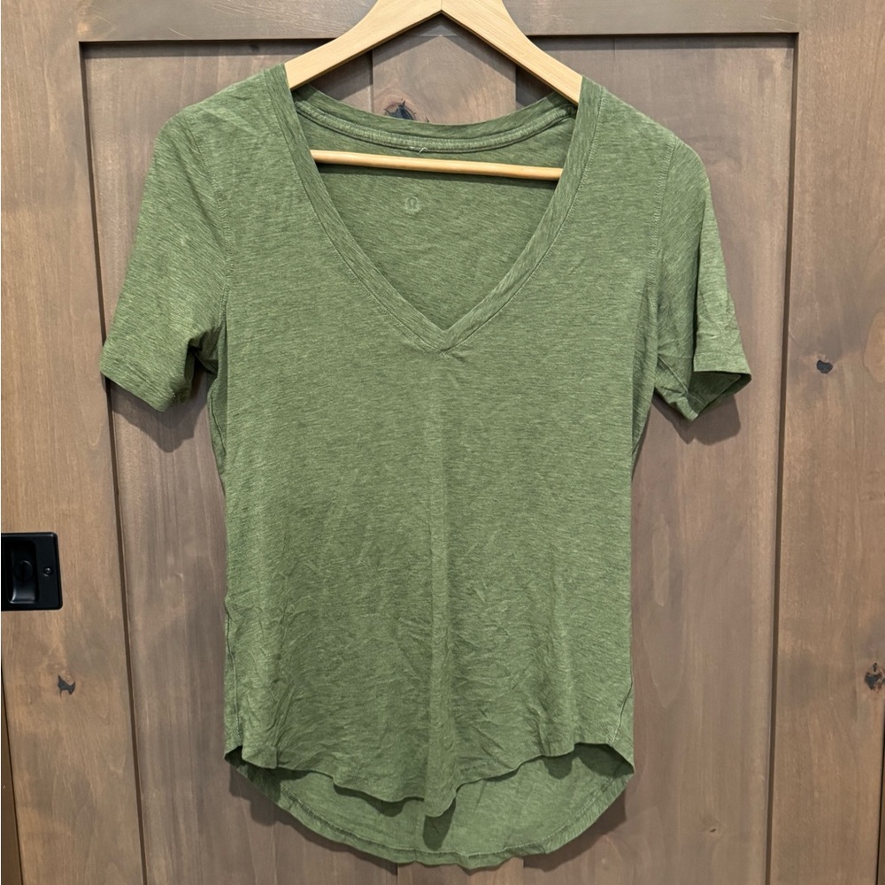 lululemon Green Love Tee